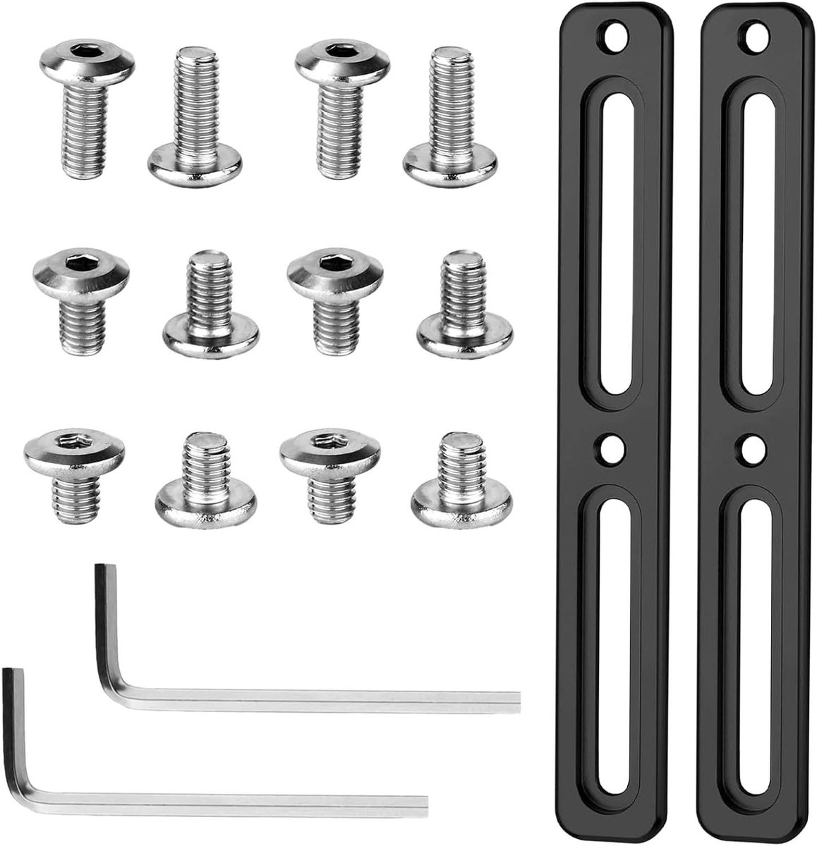 Allecto Plus - Fiets Bidonhouder Adapter Set van 2, Verstelbare Bidonhouder Bevestiging, Geschikt voor MTB en Racefiets