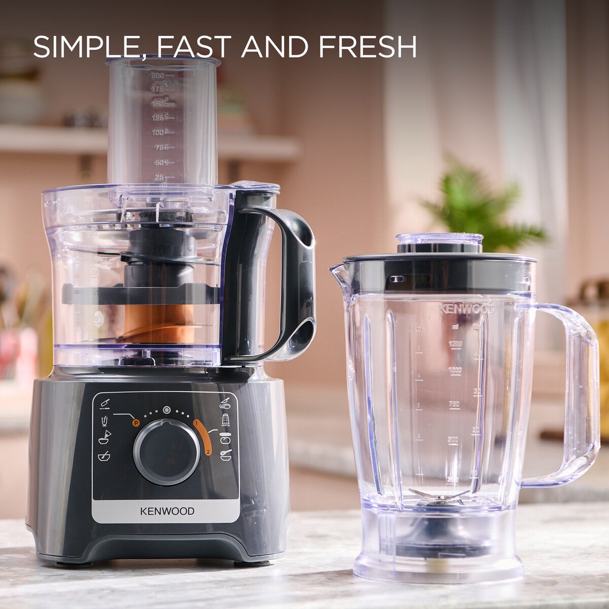 Kenwood MultiPro Compact: 800W foodprocessor, 2,1L kom thumbnail 3