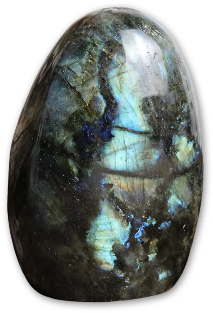 Ruben Robijn Labradoriet sculptuur 280-350 gram Groen