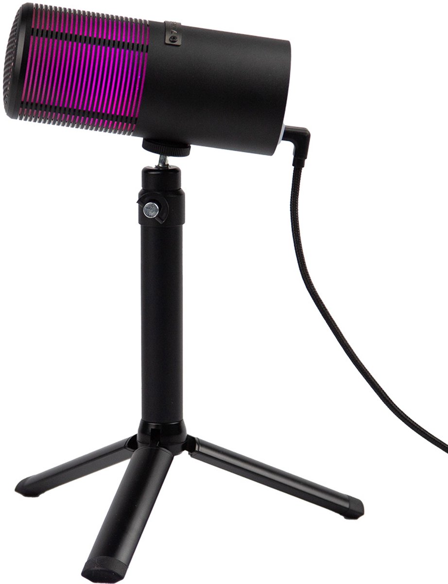 THRONMAX M8P Condensor RGB USB PULSE PRO 96KHZ microfoon, zwart