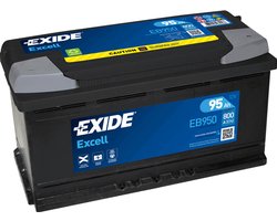 Exide Excell 12V 95Ah - Loodzuur - Startaccu - EB950