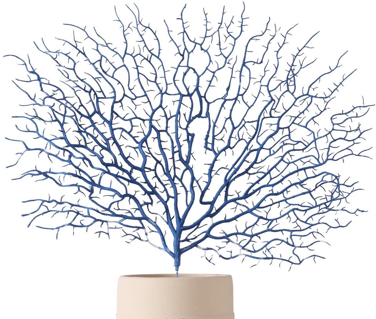 Decoratietak koraal blauw 46cm