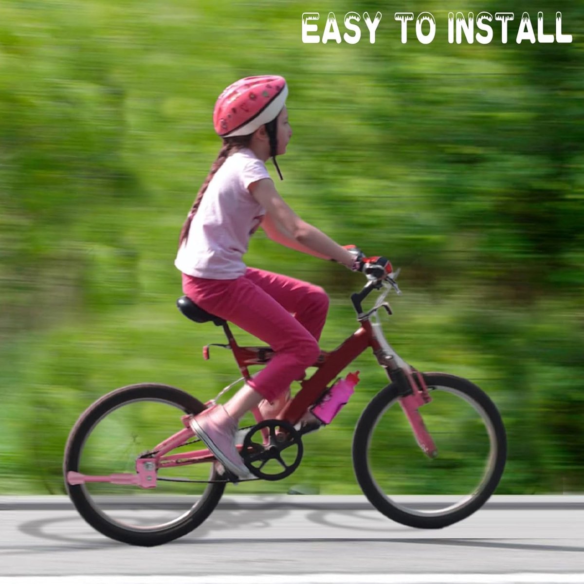 Support de vélo pour enfants de 16 à 20 pouces, réglable en hauteur, support central Support de vélo pour enfants de 16 à 20 pouces, réglable en hauteur, support central