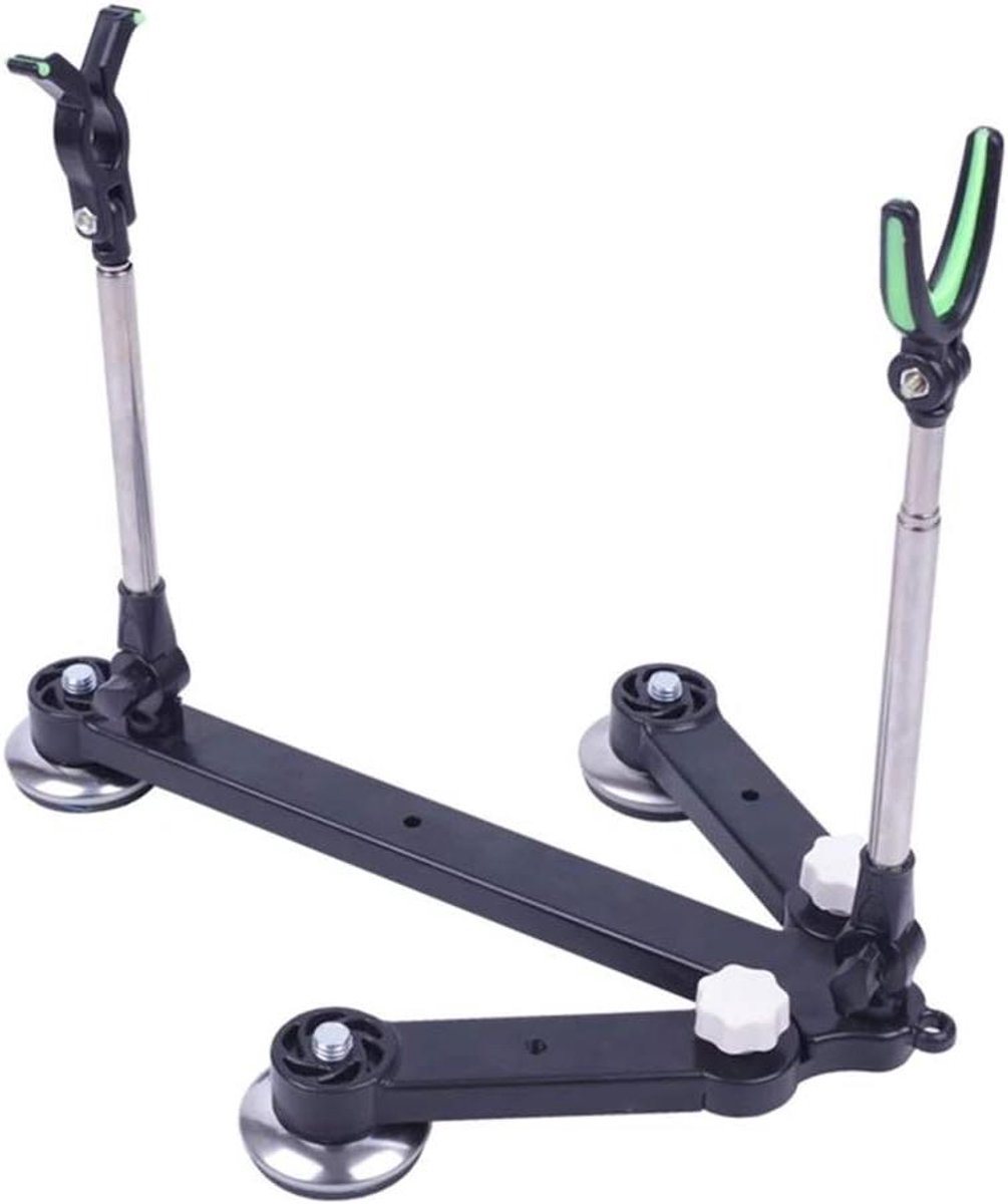Allecto Plus - Verstelbare Hengel Rest met Intrekbare Pod - Vissen Houder voor Rivier en Strand - Pole Rest Accessoire