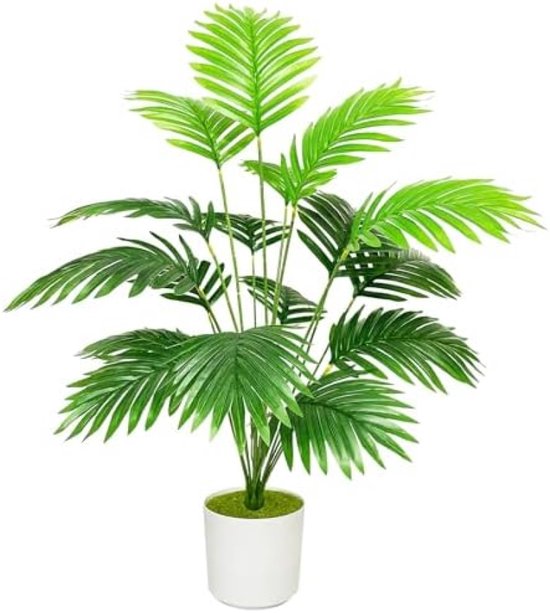 IvoQ Kunstpalme 150 cm - Lebensechte künstliche Palme - Tropisches