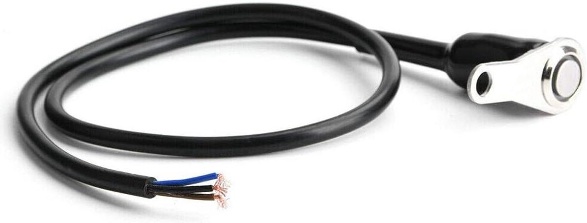 Allecto Plus - Motorfiets Stuurschakelaar met Blauw Licht voor 12V Motorfiets - Dual Schakelaar - 60 cm - Twee Knop Schakelaar - Handig en Veilig Oplossing