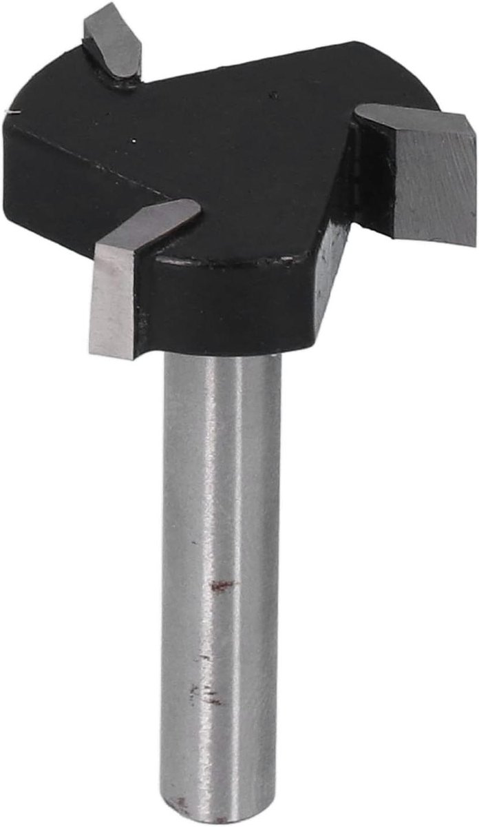 Allecto Plus - Bovenfrees Houtschaafbits 6 mm Schachtgroeven 3 Fluit CNC Set voor Massief Hout en MDF met Opbergdoos - Handige toevoeging