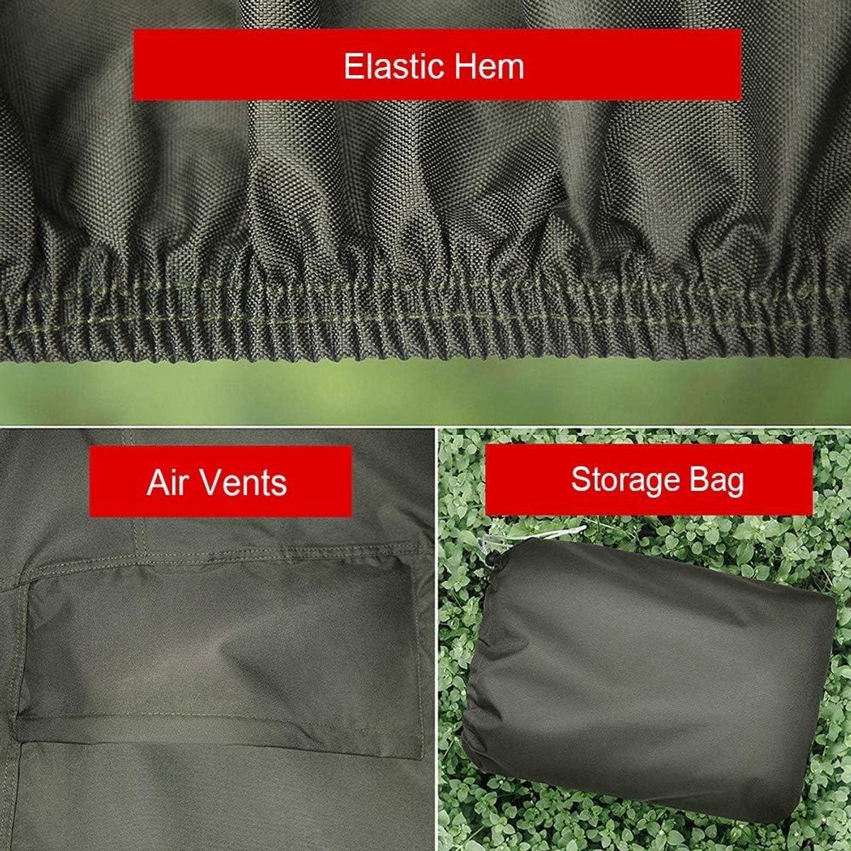 Allecto Plus - Hoes voor zitmaaier waterdicht - Hoge prestaties - Bescherming tegen UV - Waterdichte hoes voor zit- en tuintractor