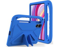 Coverup Tablethoes geschikt voor Xiaomi Redmi Pad Pro Hoesje - ShockProof Kids Case - Blauw