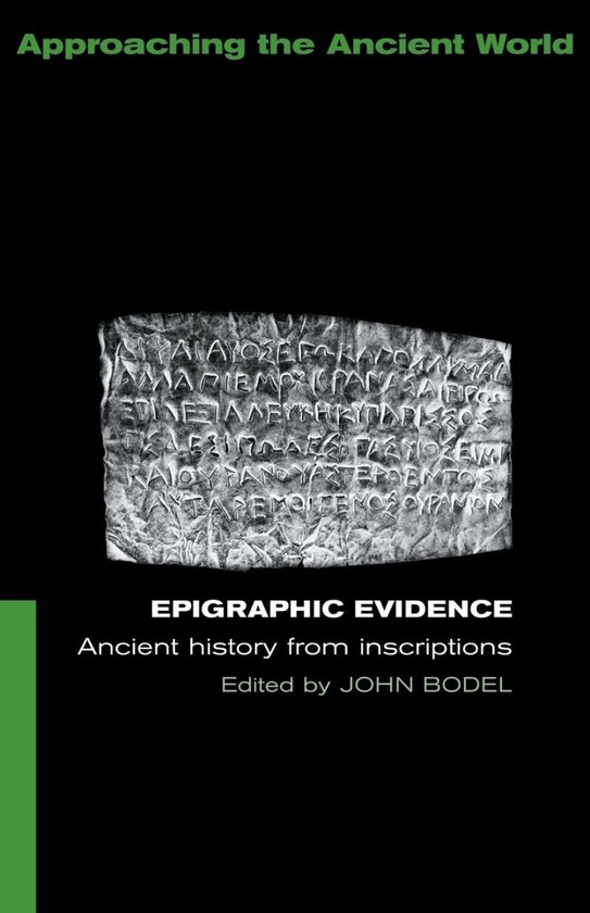 Epigraphic Evidence - cover