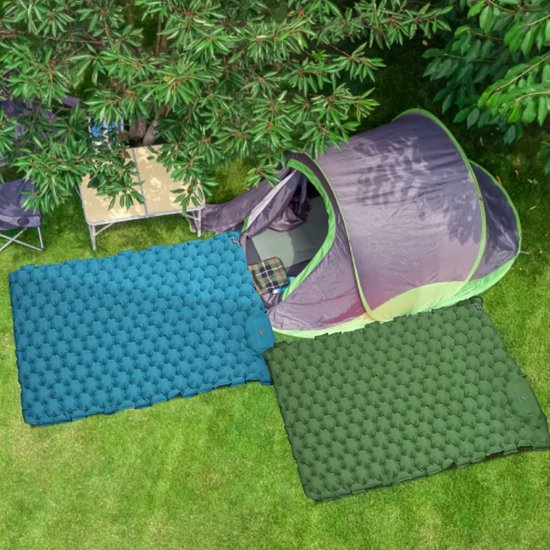 RFWR® Campingluchtmatras voor 2 personen - Zelfopblazend en Ultralicht van Merkloos — afbeelding 2