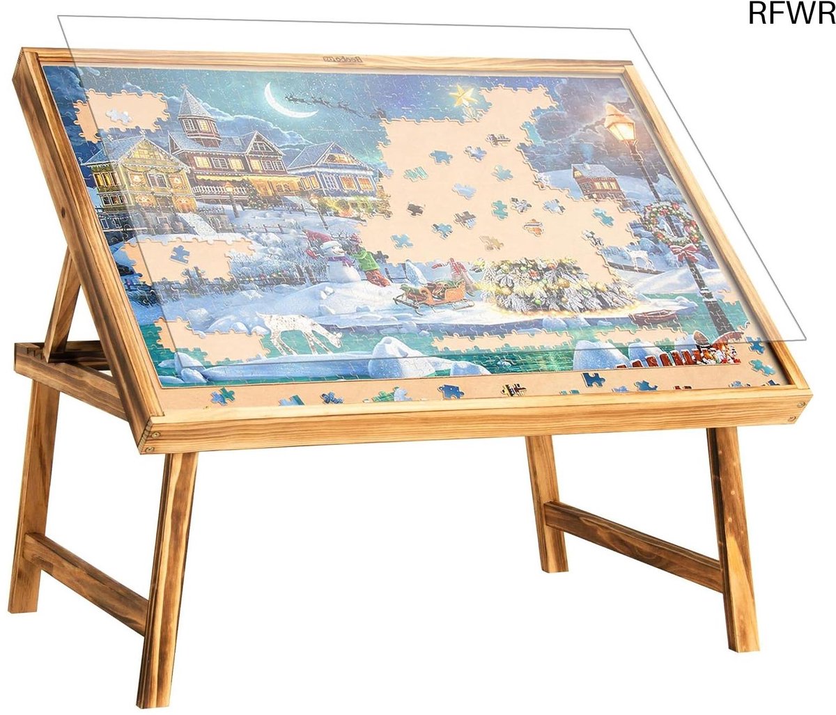 RFWR® Verstelbare puzzeltafel met kantelbare hoeken voor 1000 stukjes