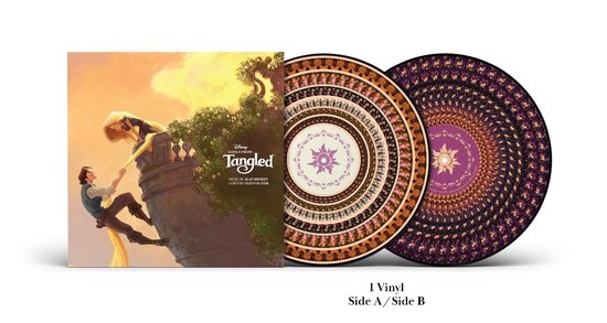 洋楽 Songs from Tangled LP Songs From Tangled - Zoetrope vinyl - 15th anniversary editie | bol