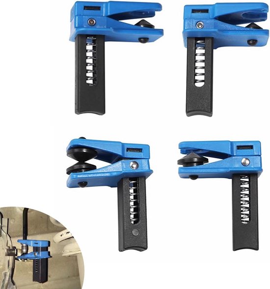 Foto: Geschikt voor 4 stuks remleidingklemmen voor auto s gereedschap voor het afdichten van remleidingen automatische vloeistofstopklemmenset voor remleidingen universeel voor de meeste auto s blauw 
