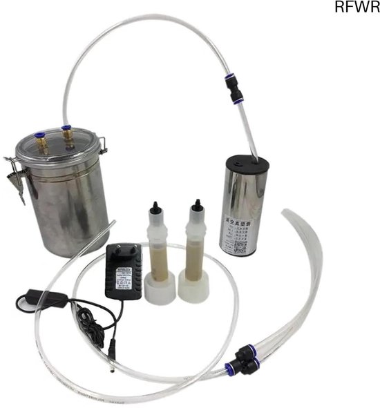 Melkapparatuur 5L Elektrische Melkmachine Geit Cattle Rvs Milker Elektrische Vacuümpomp Automatische Efficiënte Melkmachine (Color : Milker for cow