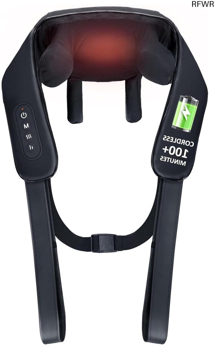 RFWR® Diepweefsel Nekmassageapparaat met Infrarood Warmte voor Ontspanning