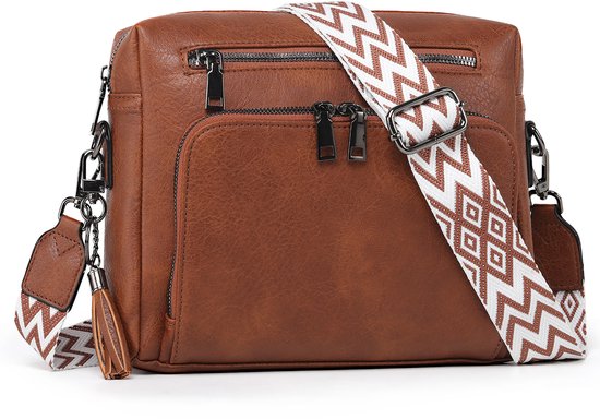Artwell Vrouwen Crossbody Tas Zachte PU Lederen