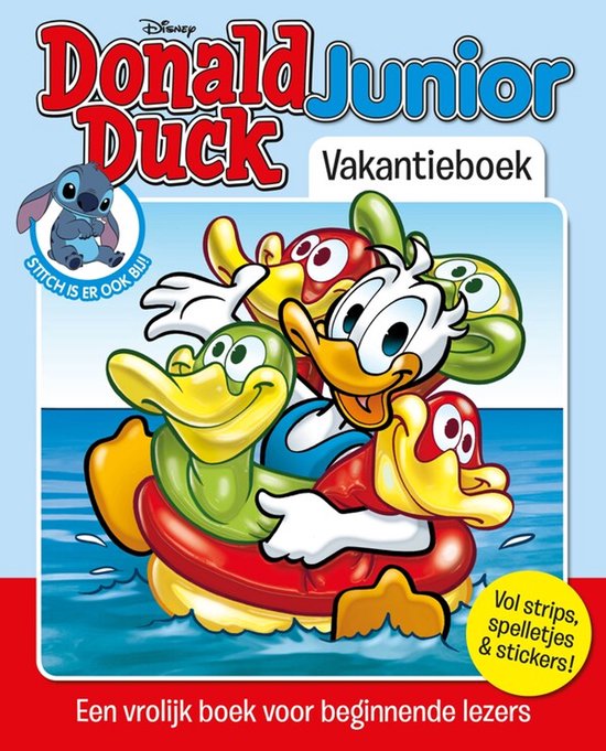 Donald Duck Junior Vakantieboek 2025 – spelletjes, strips en puzzels voor jongere kinderen – 69 pagina’s