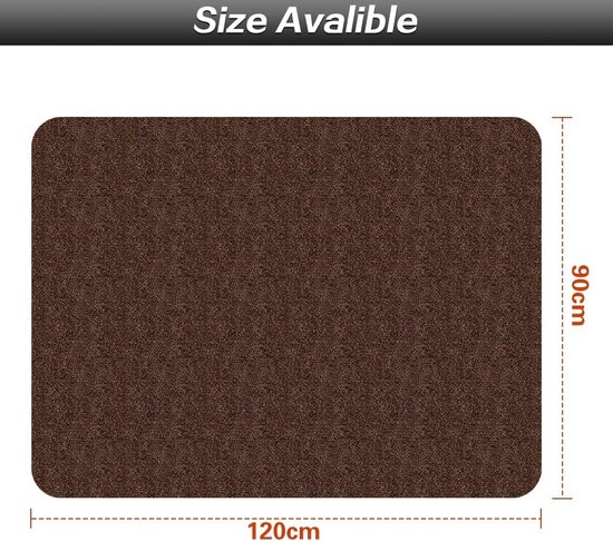 Bodenschutzmatte ULTIMAT II 120 x 90 cm für Hartböden, 48,90