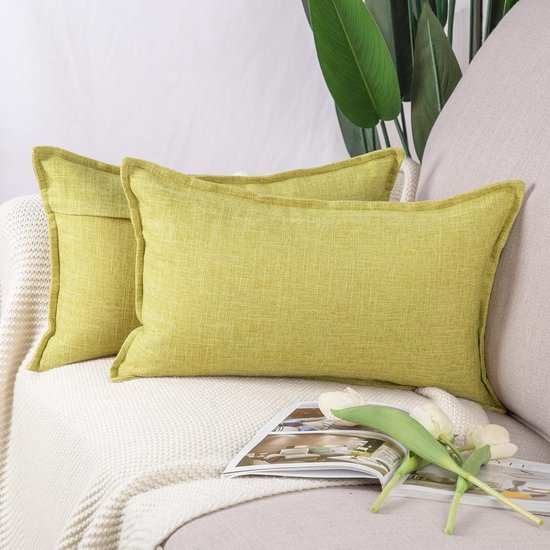 Set van 2, decoratieve vierkante kussenhoezen kussenslopen, woondecoratie decoraties voor sofa, bed stoel geest rood mooi