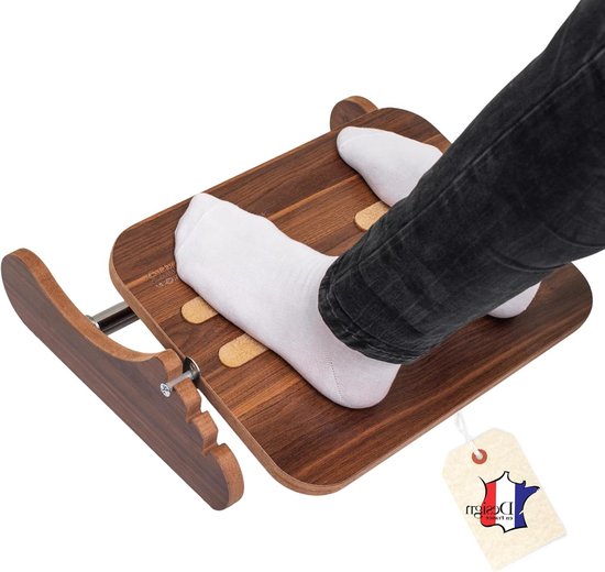Voetensteun Onder Bureau, Ergonomische Voetenbank Op Het Werk Met 6 Verstelbare Hoogtes En Massagefunctie Comfortabele Voetensteun Onder Bu~p173793385