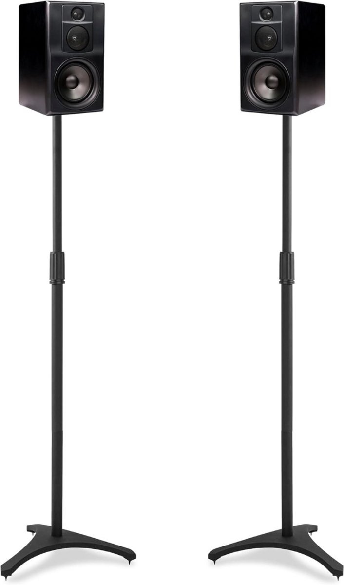 CLVP® Luidspreker Standaard - Speaker Vloerstandaard - Extra Stevig - Zwart