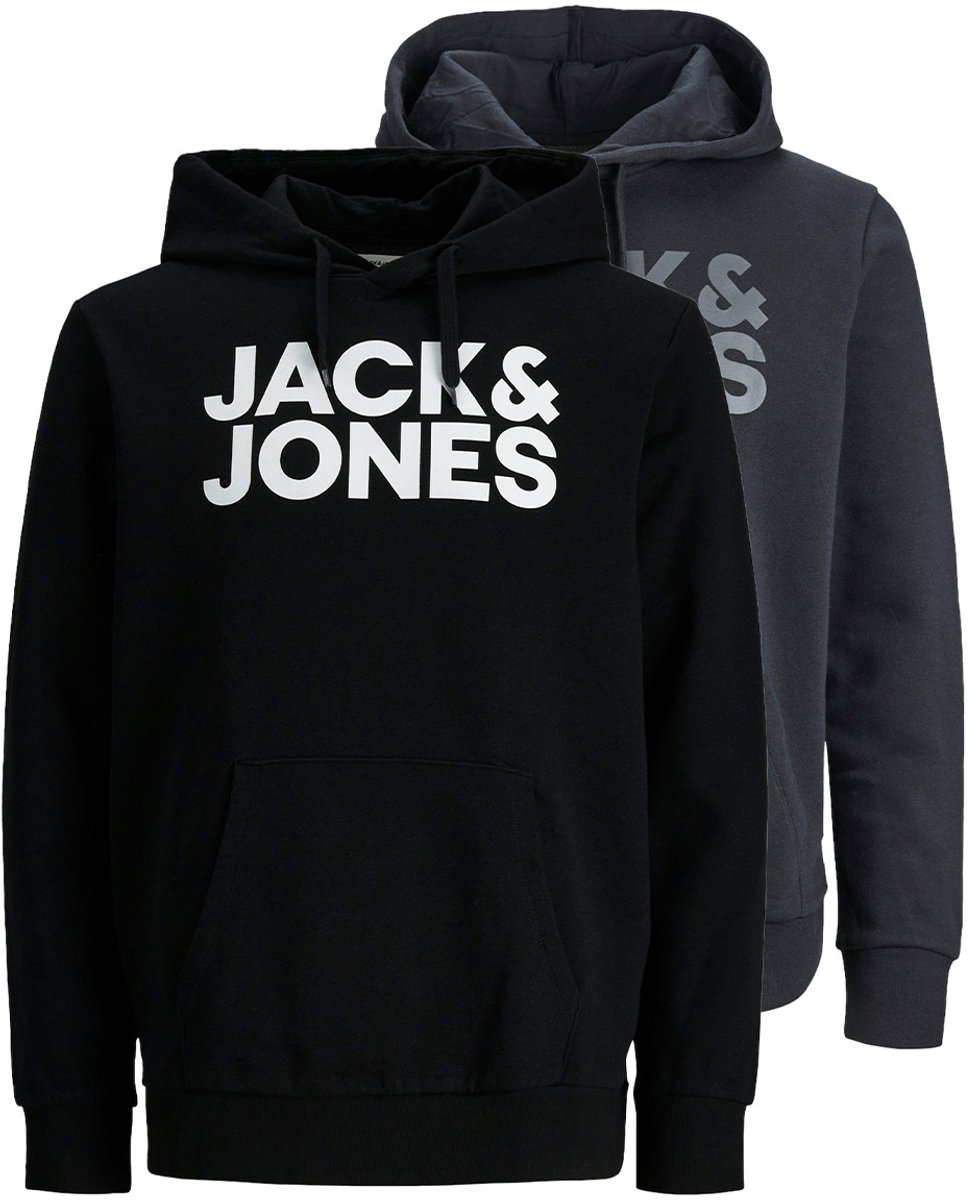Jack & Jones Heren hoddie 2 pack Corp