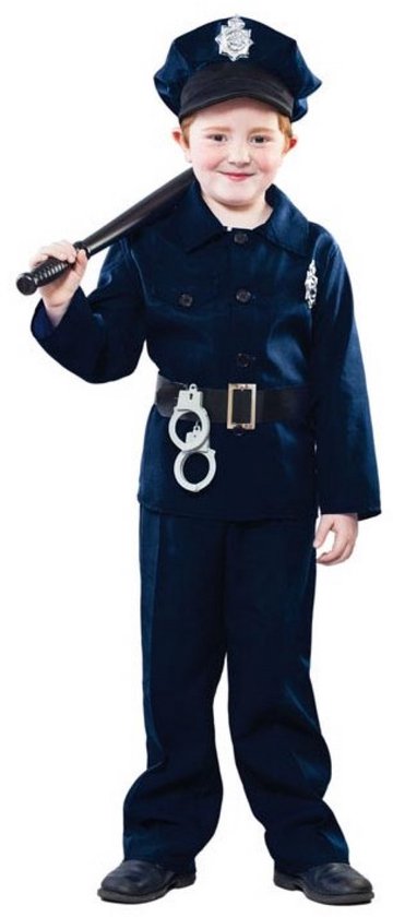 Politie pak kind jongen