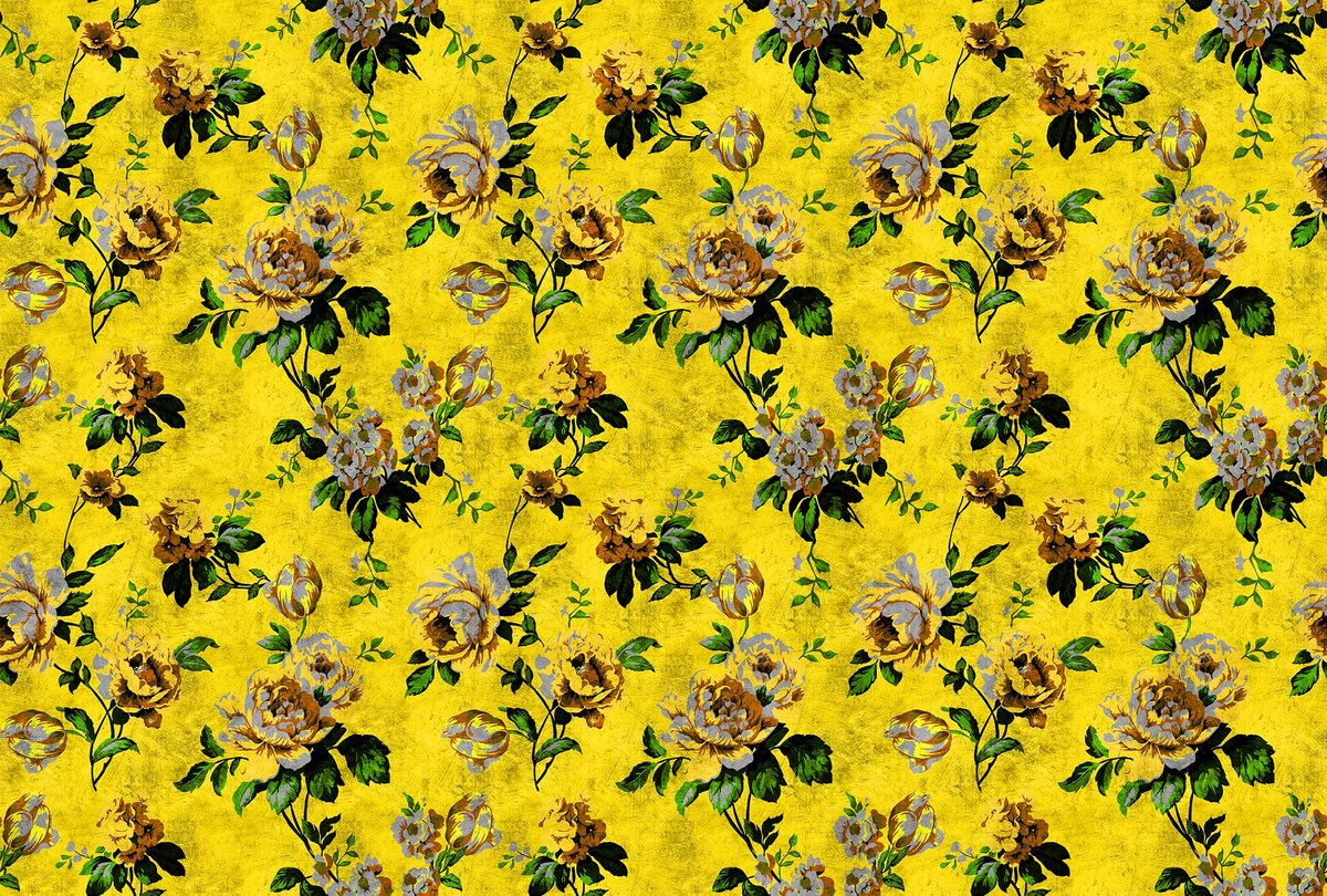 Fotobehang wild roses 5 DD113917 Livingwalls Walls by Patel | 3D Fotobehang