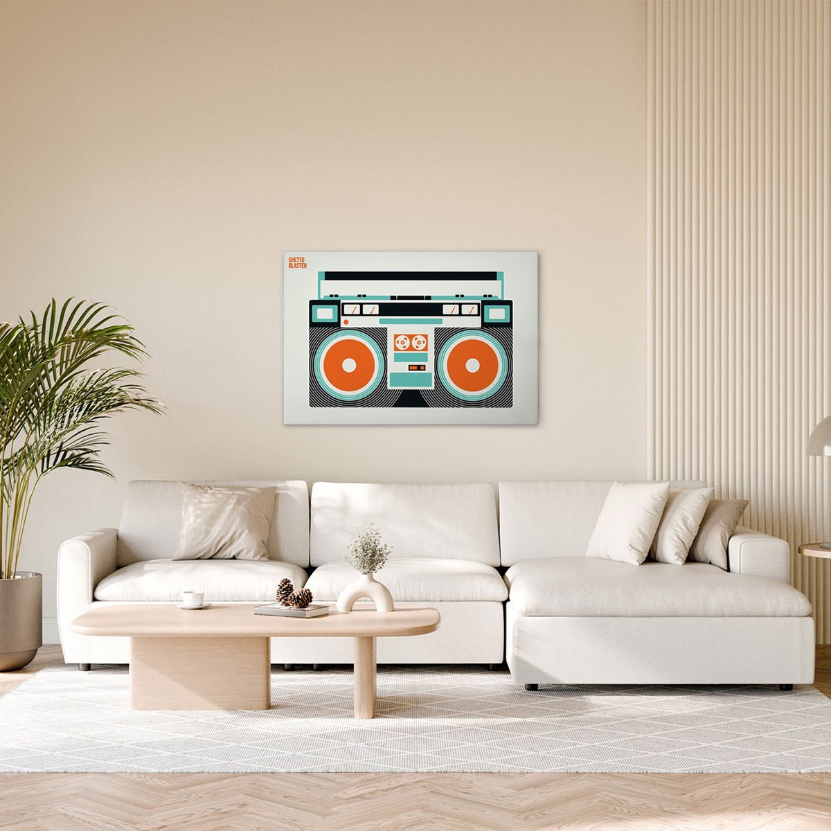 Canvas Ghetto Blaster | DD132318