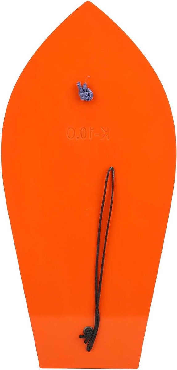 Allecto Plus - Duikplank voor vissen trollen in oranje kleur - Draagbare zeevissen planer board (290mm)