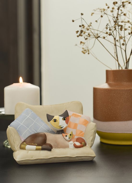 Goebel - Rosina Wachtmeister | Statue décorative La maman et Minni | Porcelaine - 17cm - 2025