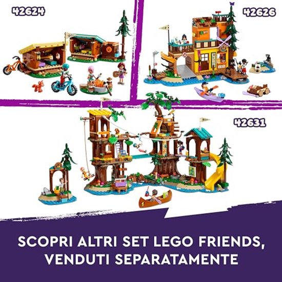 Terrain de tir à l'arc du camp d'aventure LEGO Friends 42622