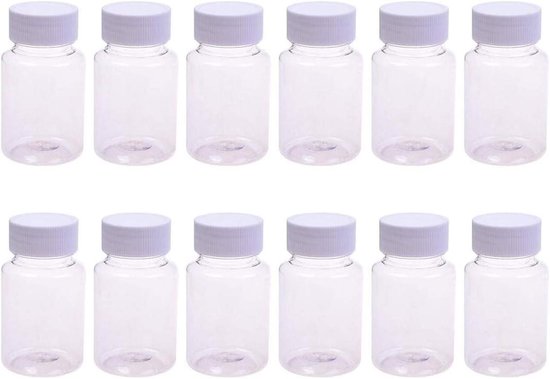 DONQL 26 Stuks Oogdruppelflesjes 30ml, Druppelfles, Knijpfles, Vloeibaar, Druppelfles, 30ml Flessen voor Vloeistof met Spuit, Pincet, Maatbeker, Stickers, Trechters en Reageerbuisjes
