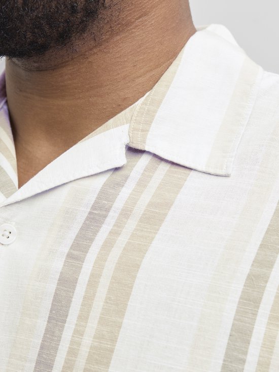 JACK&JONES - JPRCCSUMMER STRIPE RESORT S/ S SHIR PLS - Homme - Chemises