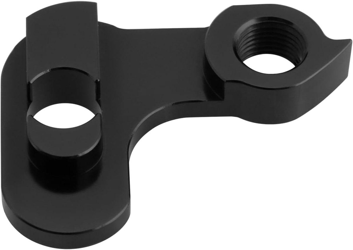 Allecto Plus - Fiets-achterhaak voor 412 windloze vouwfiets - Metaal - Compatibel met Fixed Gear fiets - Zwart