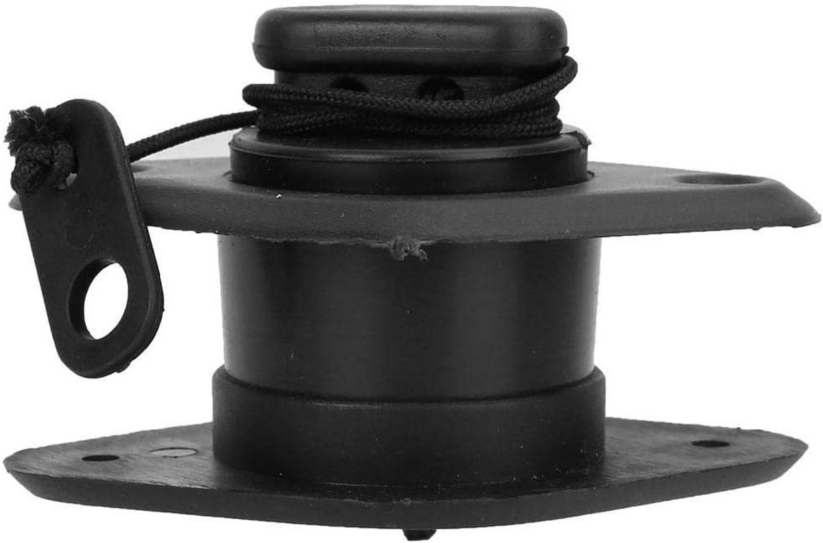 Allecto Plus - PVC afvoerklep, lichtgewicht en duurzaam, eenvoudig te bedienen afvoerklep voor opblaasboten en visboten, kajak, uitwisselbare accessoires.