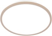 BRILONER Lana – LED Plafondlamp - plafonniere met indirect licht – neutraal witte lichtkleur – beige – Ø28cm