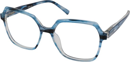 Lunettes de lecture Vista Bonita Mira avec filtre anti-lumière bleue - Ciel Blue - +4,00