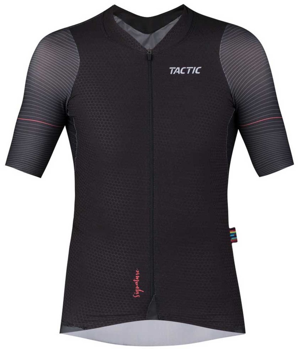 Tactic Signature Korte Mouw Wielertrui Zwart M Man