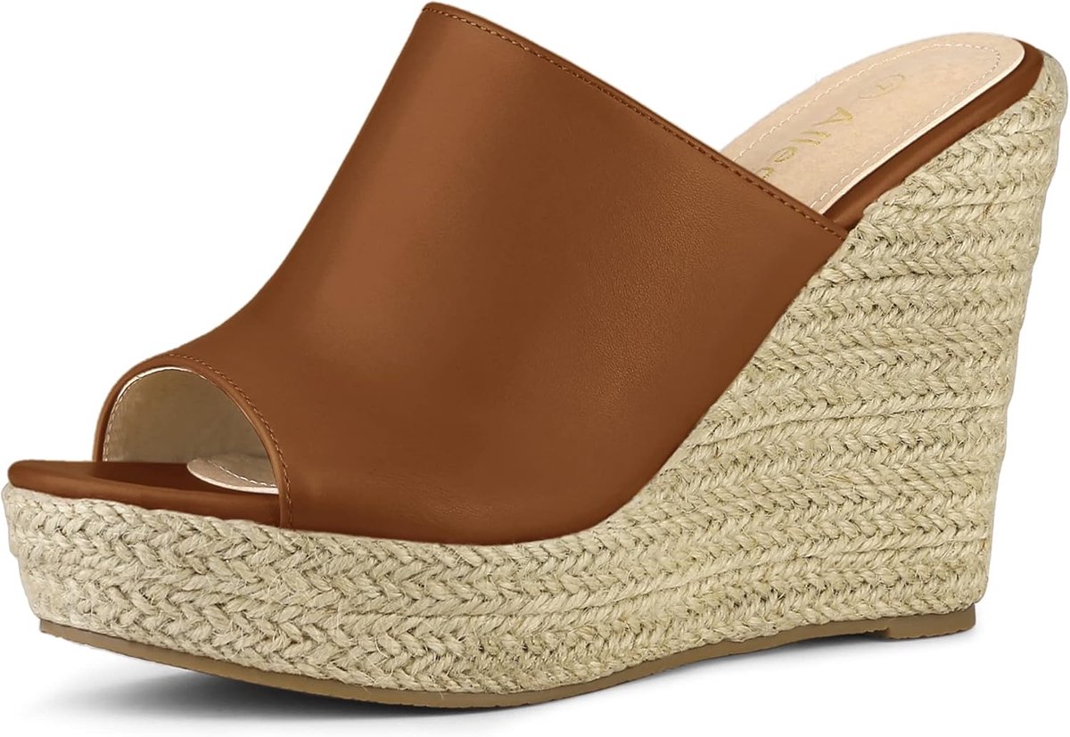 Espadrille sandalen met sleehak voor dames comfortabele zomerfootwear