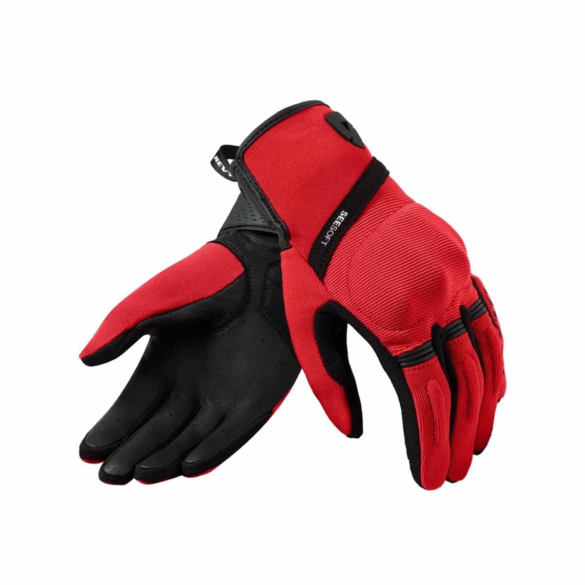 REV'IT! Mosca 2 Dames Handschoenen Rood Zwart - Maat L - Handschoen