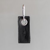 Sleutelhanger - Zwart leder