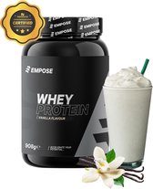 Empose Nutrition Whey Protein - Proteine Poeder - Proteïne Shake - Eiwitpoeder - Eiwitshakes - Vanille - 908 gram - 30 doseringen