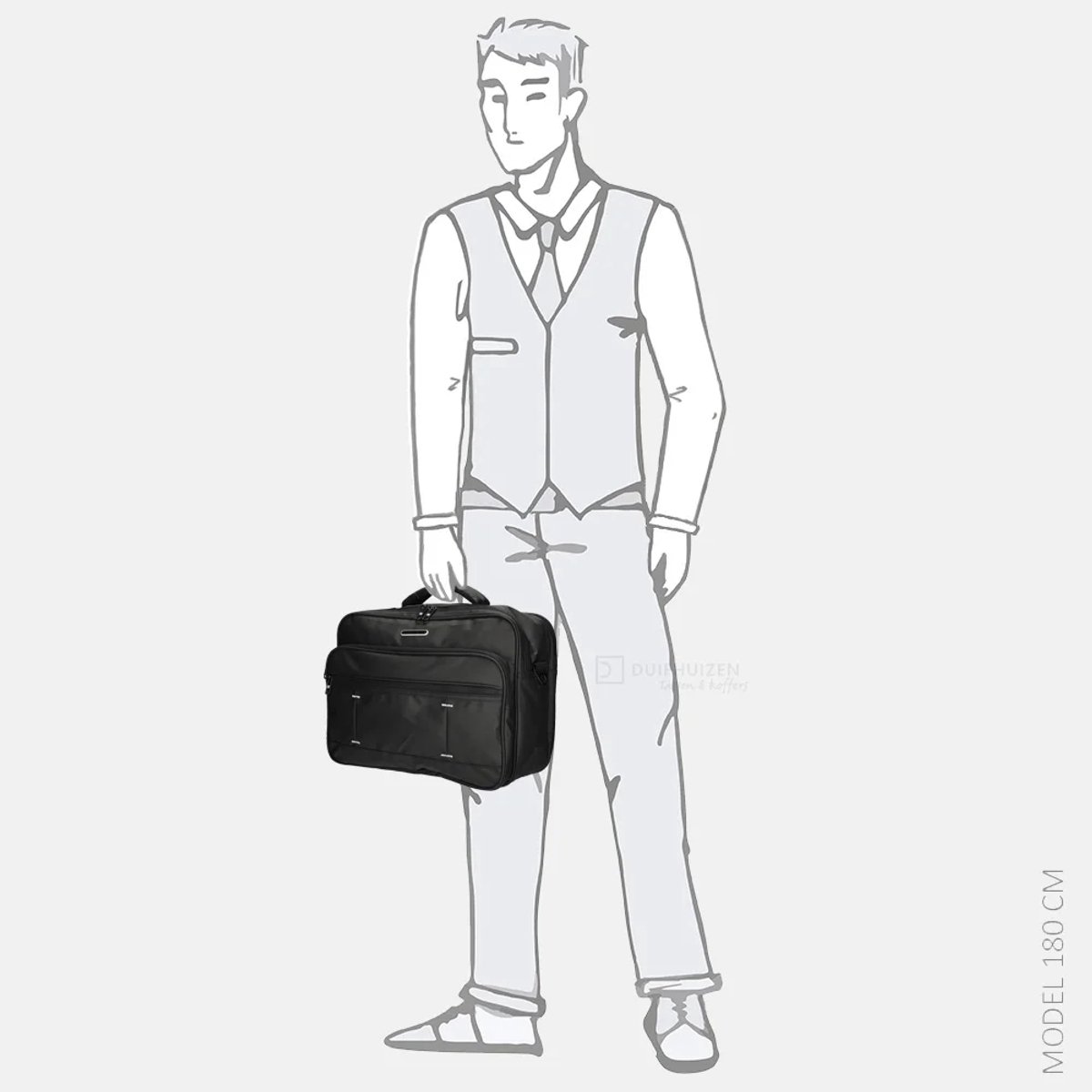Enrico Benetti Northern Reportertas 15 inch - 24L compact thumbnail 8