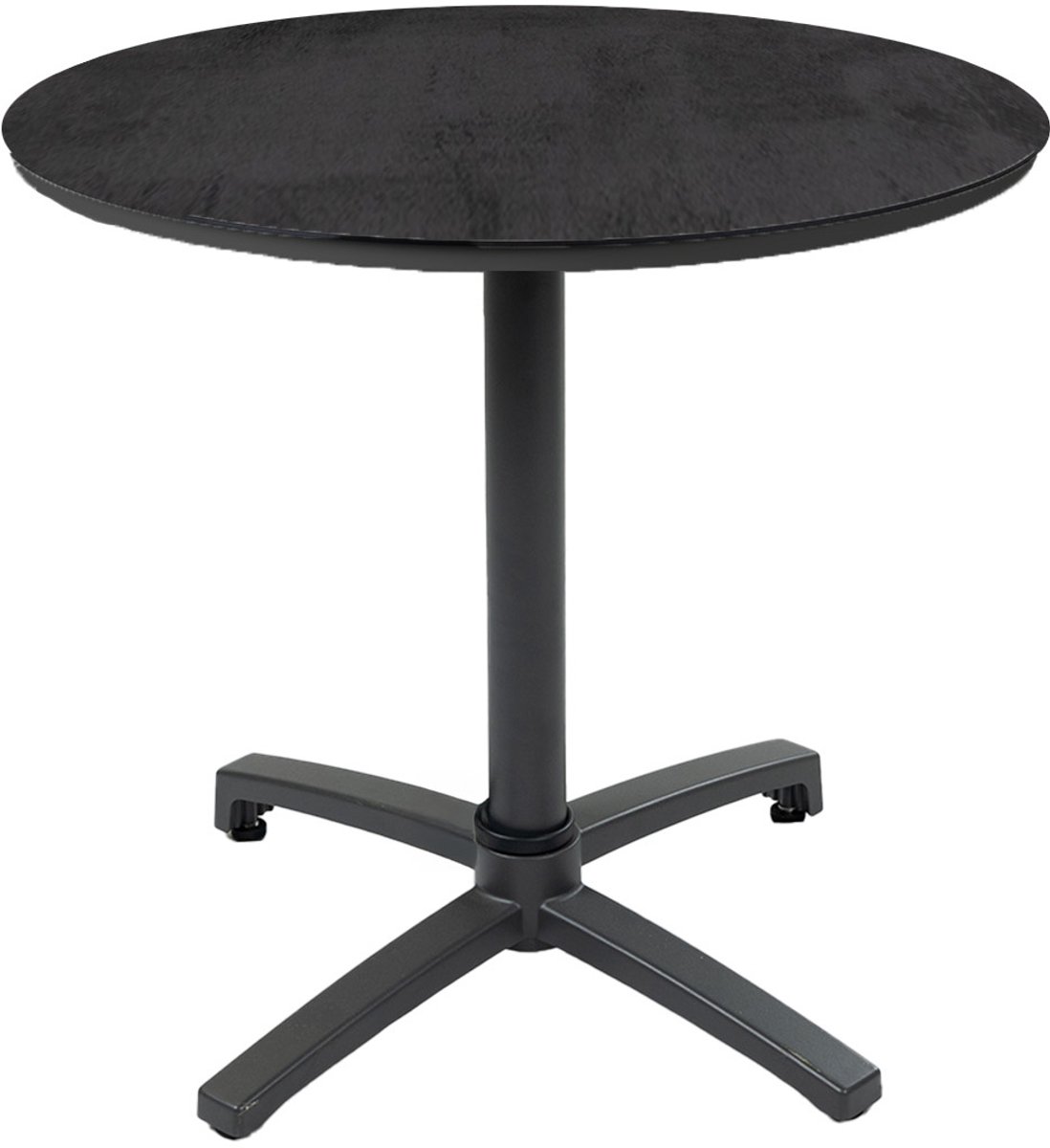 Inklapbare terrastafel Gent ø80cm | Black