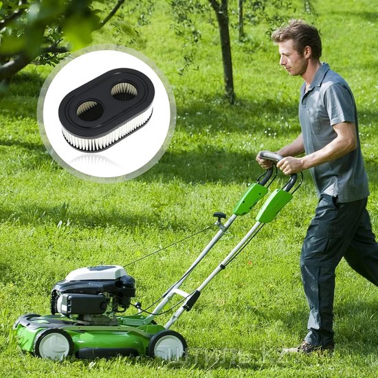 Luchtfilter voor grasmaaiers - 2 stuks Luchtfilters met Luchtfilterdeksel voor Briggs and Stratton798452 593260 - Grasmaaier Luchtfilter Cleaner Cartridge Vervangen Onderdelen van Merkloos	 — afbeelding 3