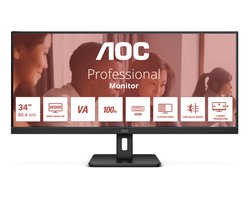 Monitor AOC U34E2M 34" VA Flicker free