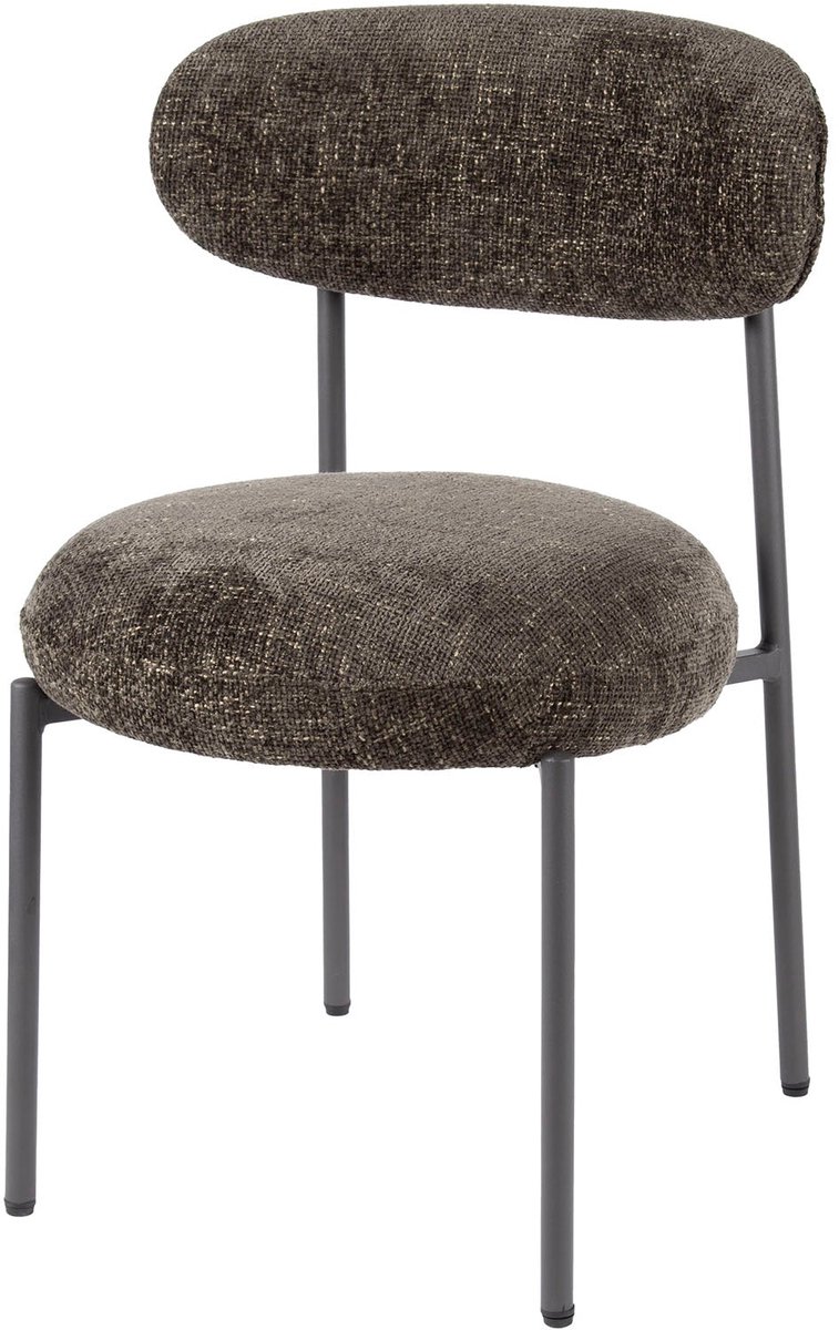 Luxe Eetkamerstoel met Armleuning Set van 2 - Eetkamer Stoelen - Industriële Stoel - Eetafelstoel / Keukenstoel - Eetgroep voor 2 personen - Eetstoelen 2 set - Eet Stoelen