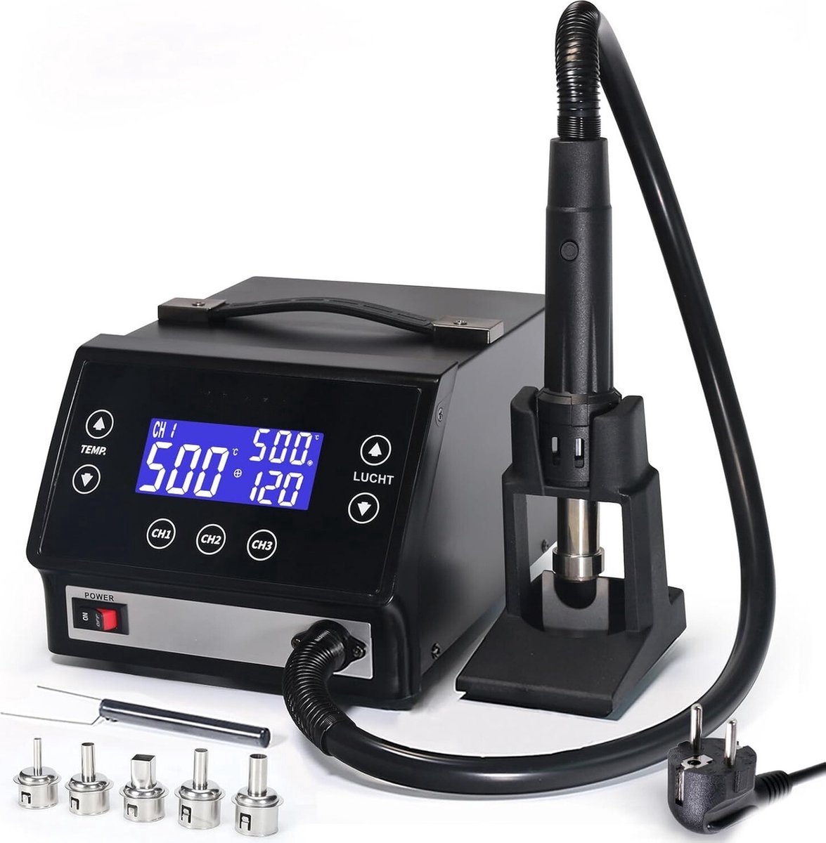 Thuys – 993 DM High – Heteluchtsoldeerstation – Precisie En Temperatuurstabilisatie – Voor Apple Reparaties